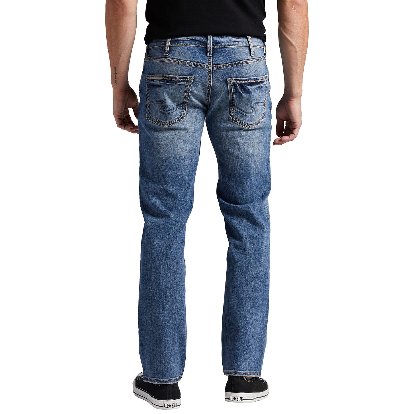 Silver Jeans Co. Men's Allan Slim Fit Straight Leg Jeans