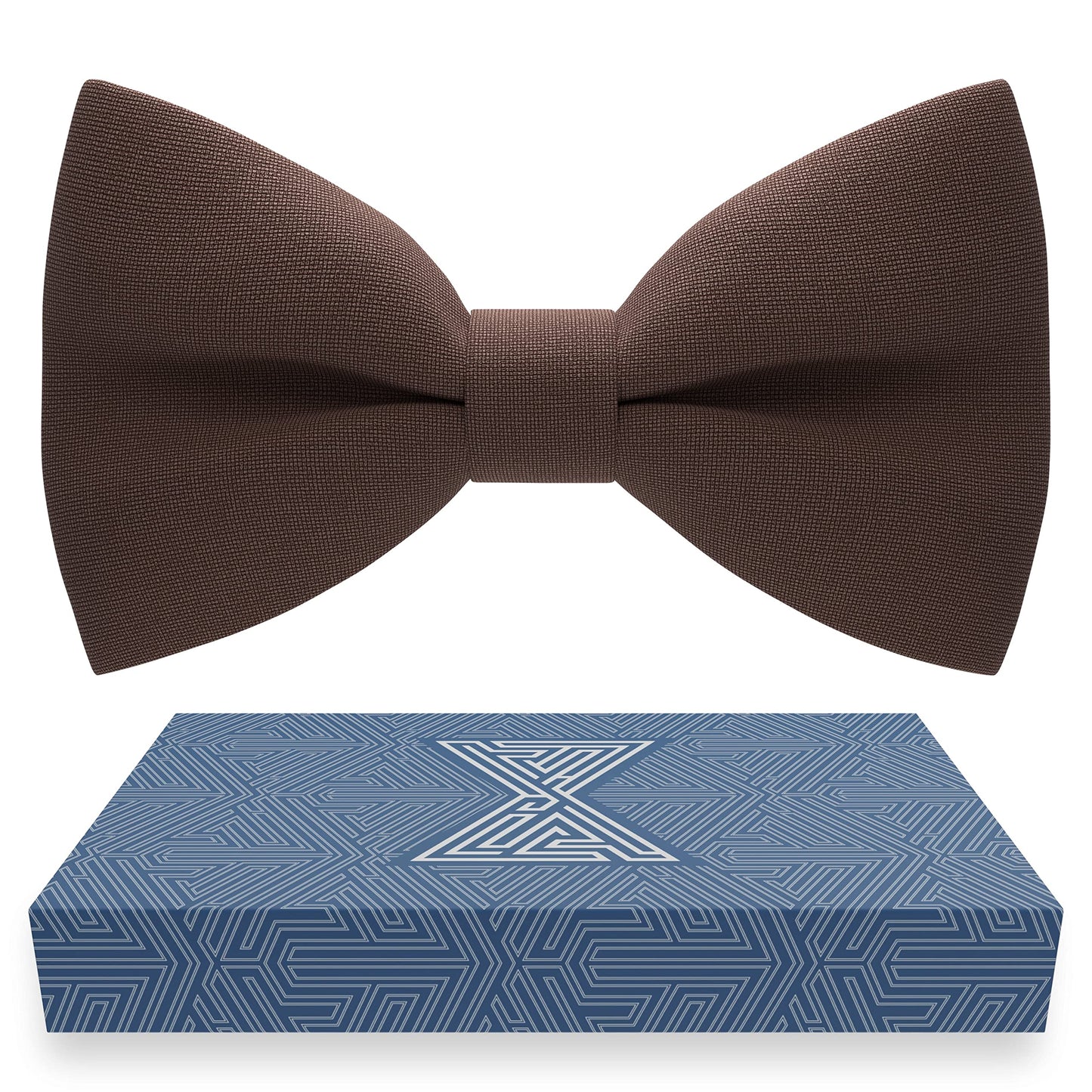 Bow Tie House Mens Bowties Pre-tied Shape Clip on Bowtie Solid Men Formal Wear for kids, baby boys, toddler any age bow ties