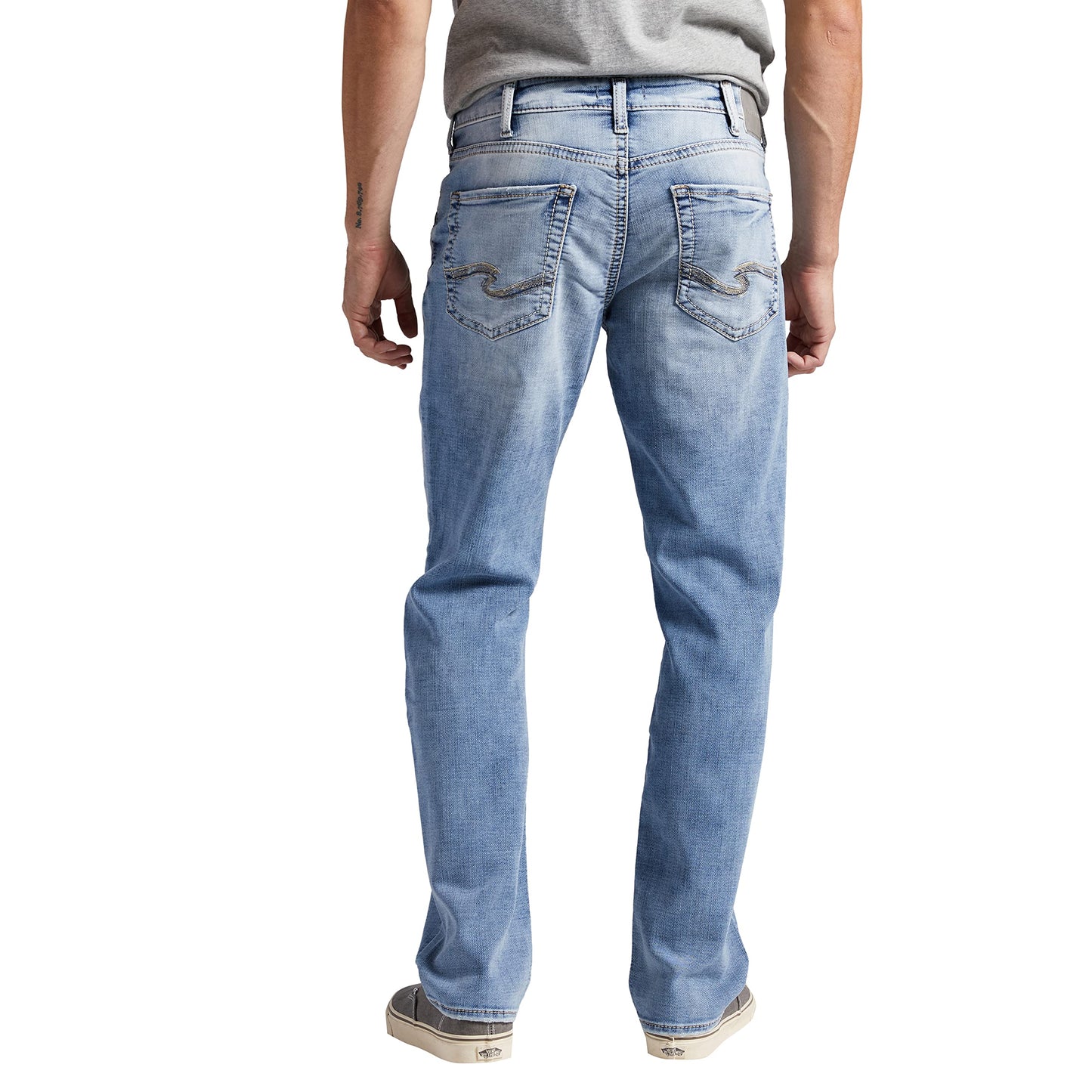 Silver Jeans Co. Men's Eddie Athletic Fit Tapered Leg Jeans