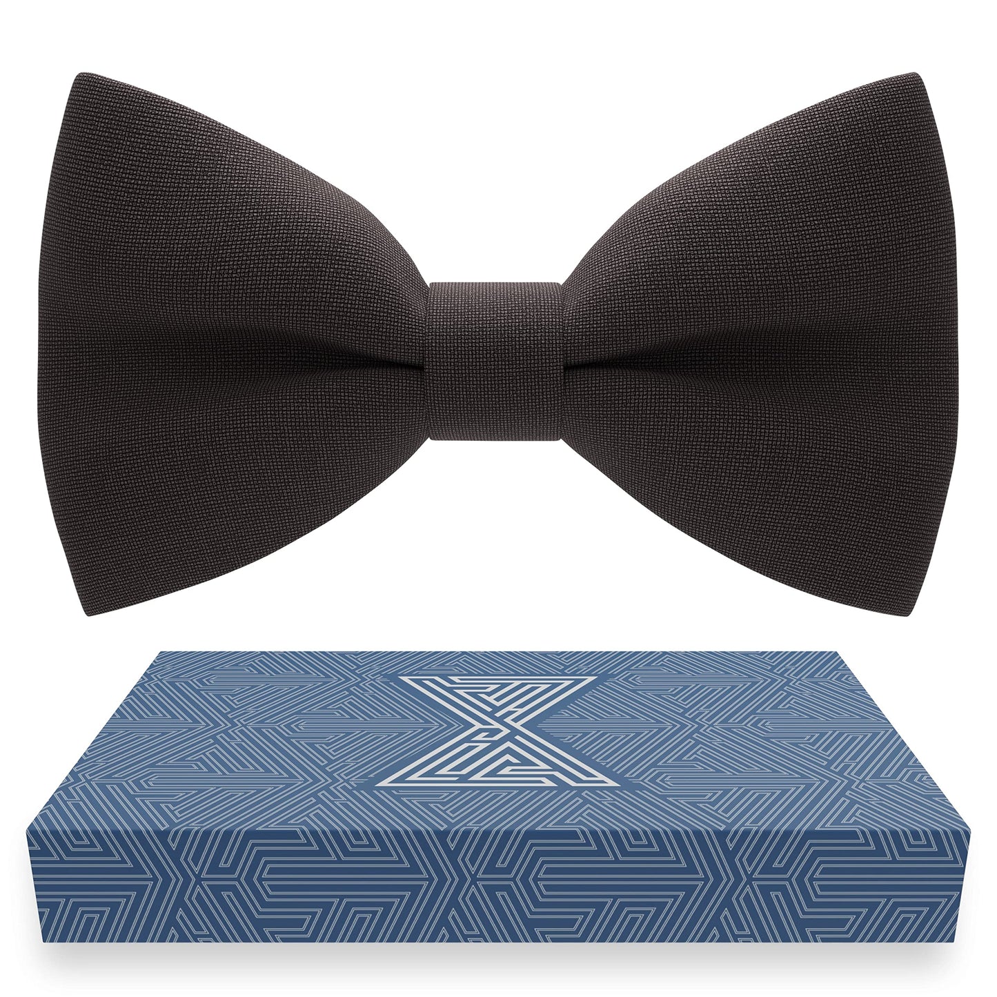 Bow Tie House Mens Bowties Pre-tied Shape Clip on Bowtie Solid Men Formal Wear for kids, baby boys, toddler any age bow ties