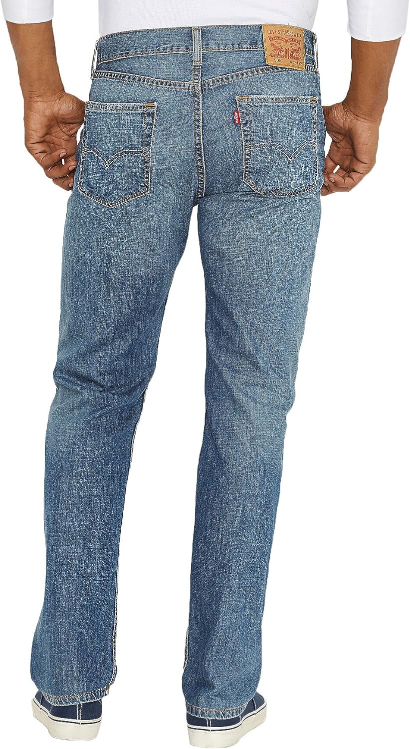 Levi's Men's 505 Regular Fit Jeans (Also Available in Big & Tall)