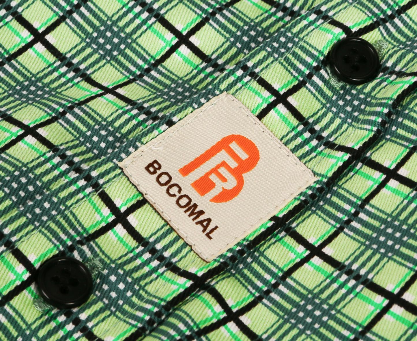 BOCOMAL FR Shirts Flame Resistant NFPA2112/CAT2 6.5oz Light Weight Printed Fire Retardant Plaid Shirt