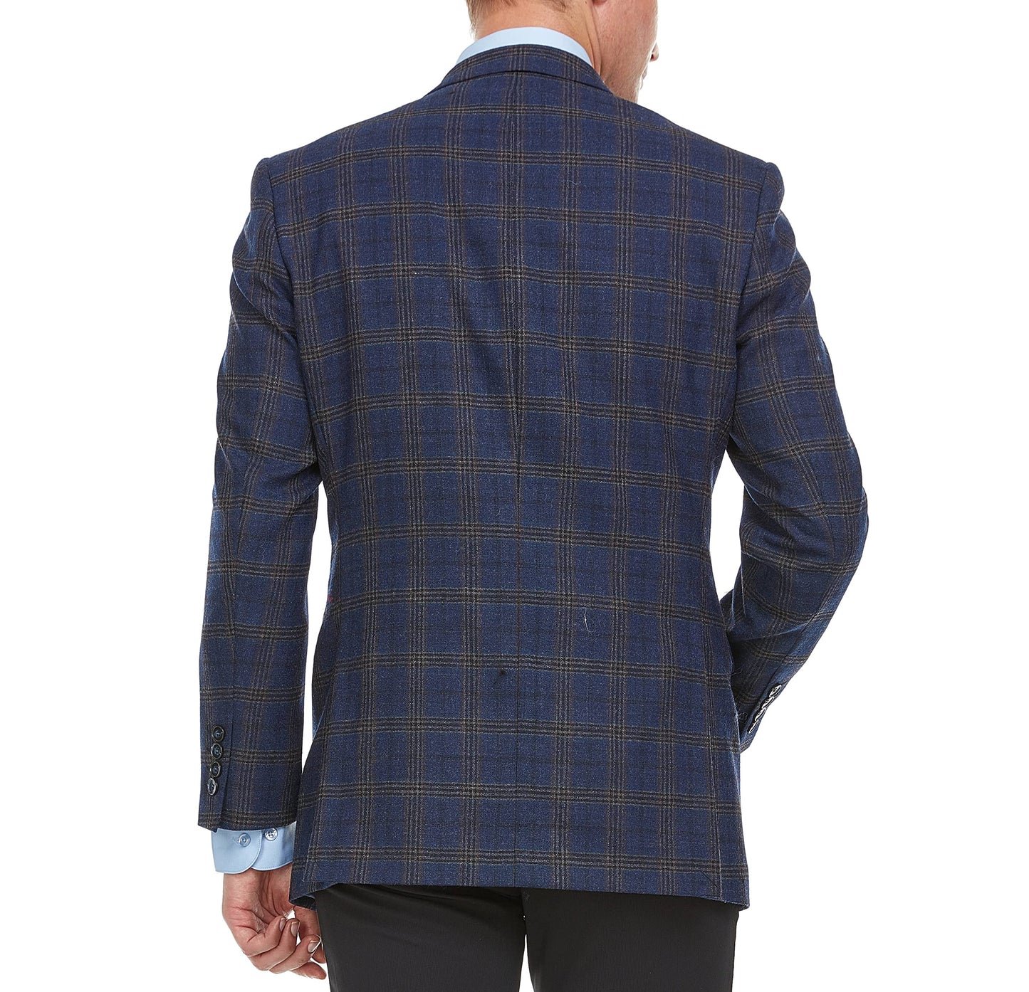 Adam Baker Men's Single Breasted Ultra Slim Fit Wool Blazer/Sport Coat - Many Styles and Colors