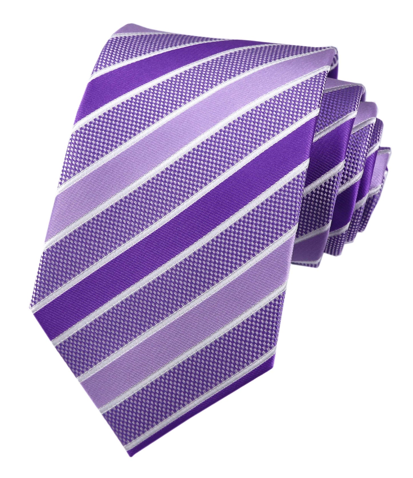 Kihatwin Men's Gingham Check Stripe Ties Pattern Business Formal Designer Neckties 3.15"