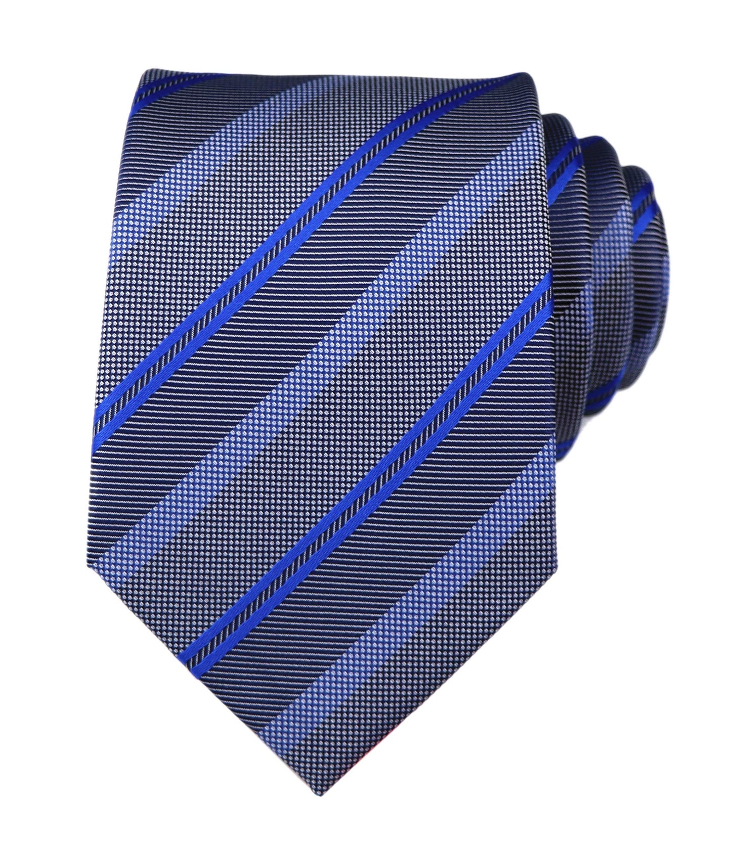 Kihatwin Men's Gingham Check Stripe Ties Pattern Business Formal Designer Neckties 3.15"