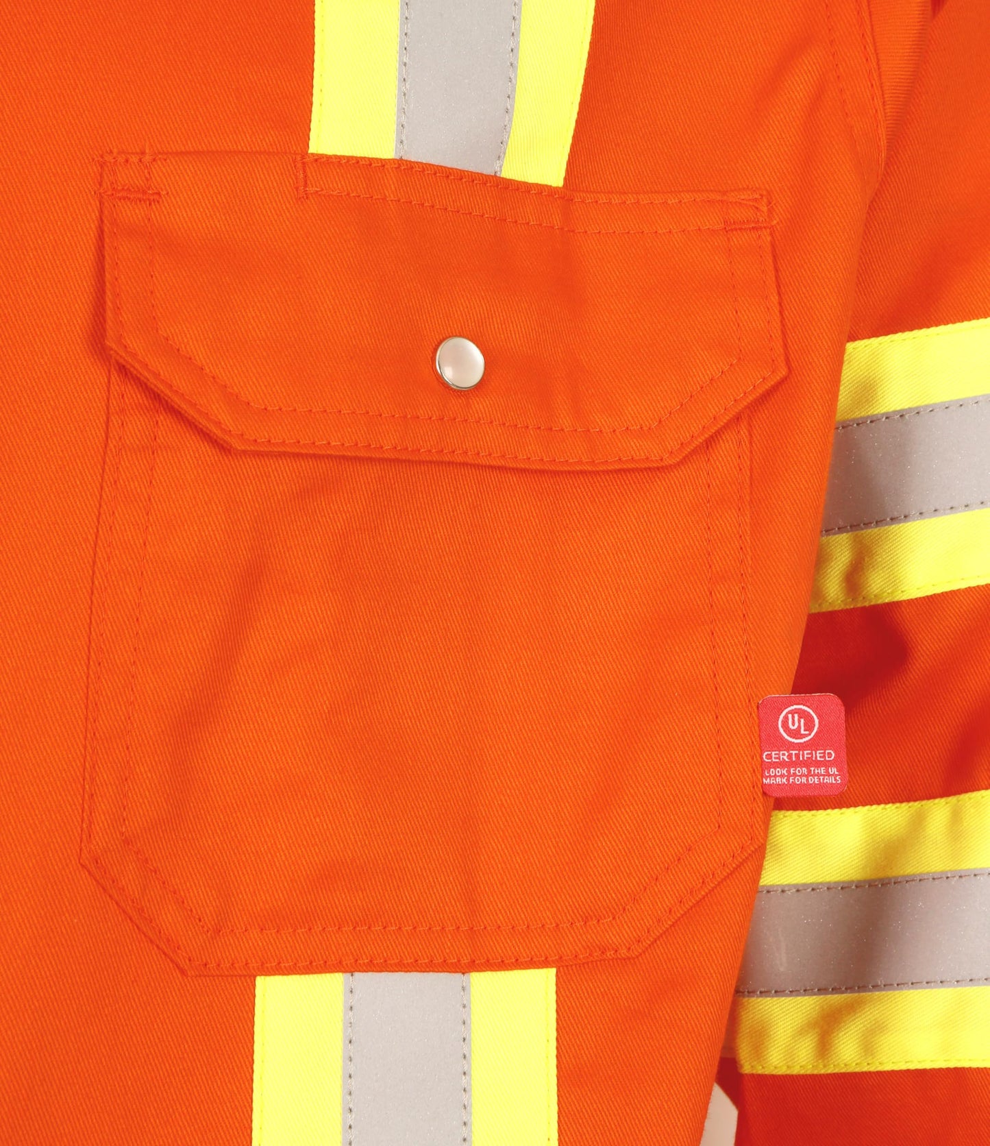 TICOMELA FR Shirts for Men High Visibility/Hi Vis Flame Resistant/Fire Retardant Shirt 6.5oz Men's Welding Shirts