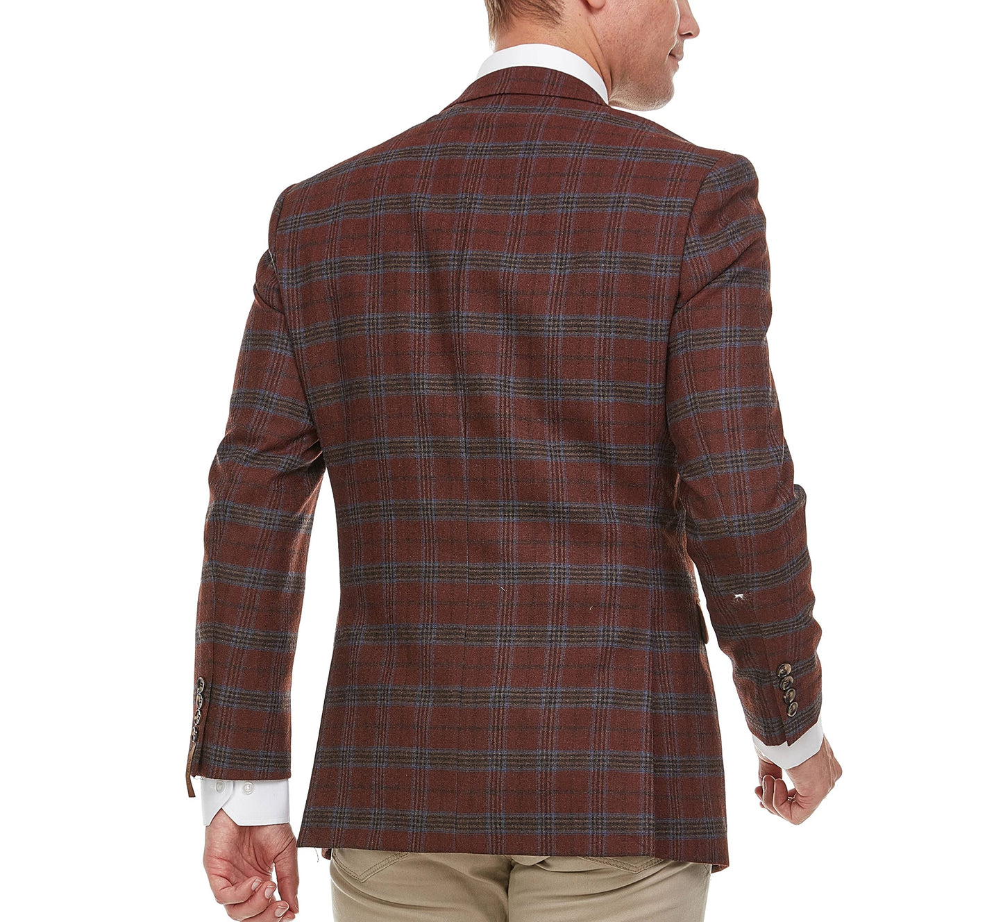 Adam Baker Men's Single Breasted Ultra Slim Fit Wool Blazer/Sport Coat - Many Styles and Colors