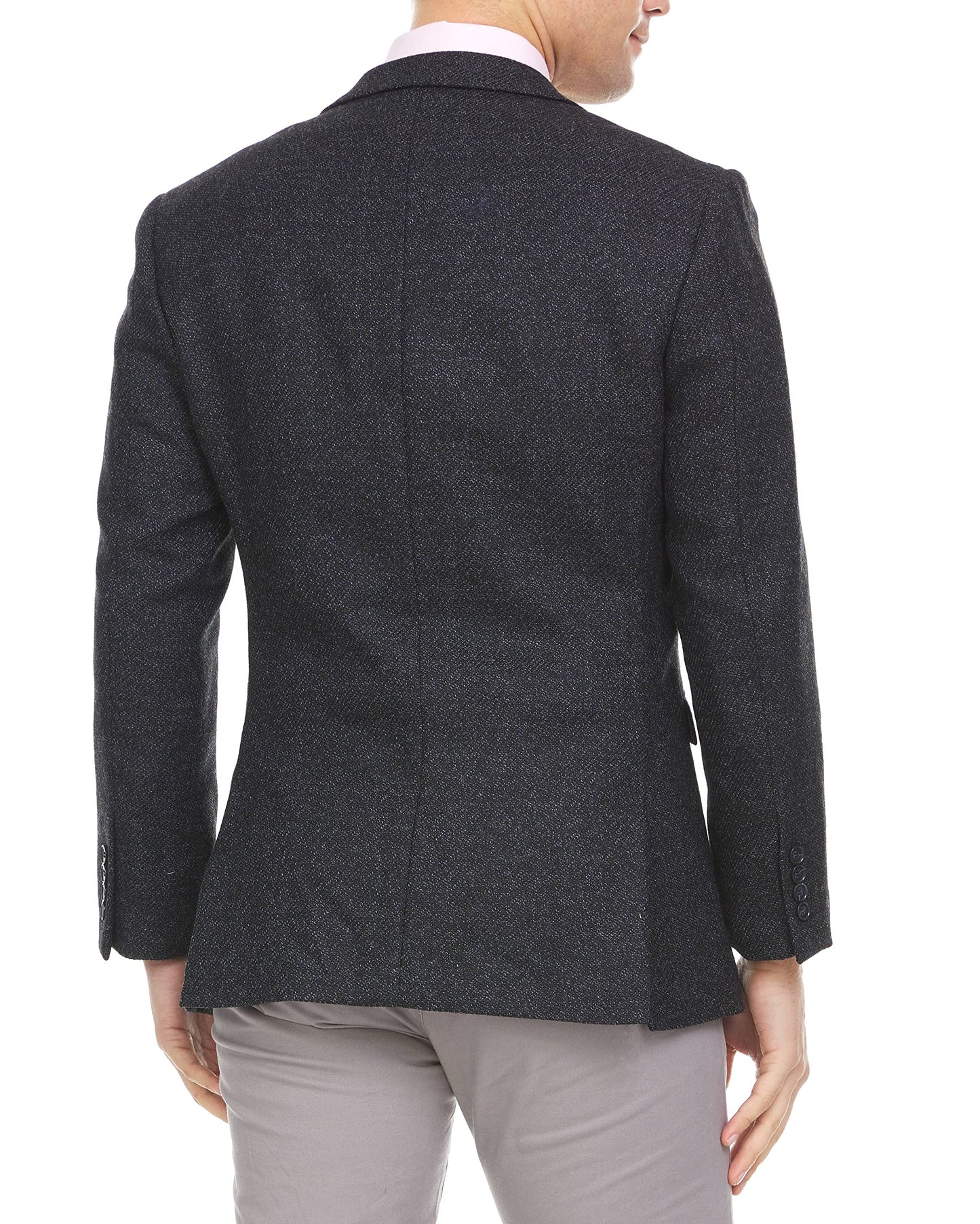 Adam Baker Men's Single Breasted Ultra Slim Fit Wool Blazer/Sport Coat - Many Styles and Colors