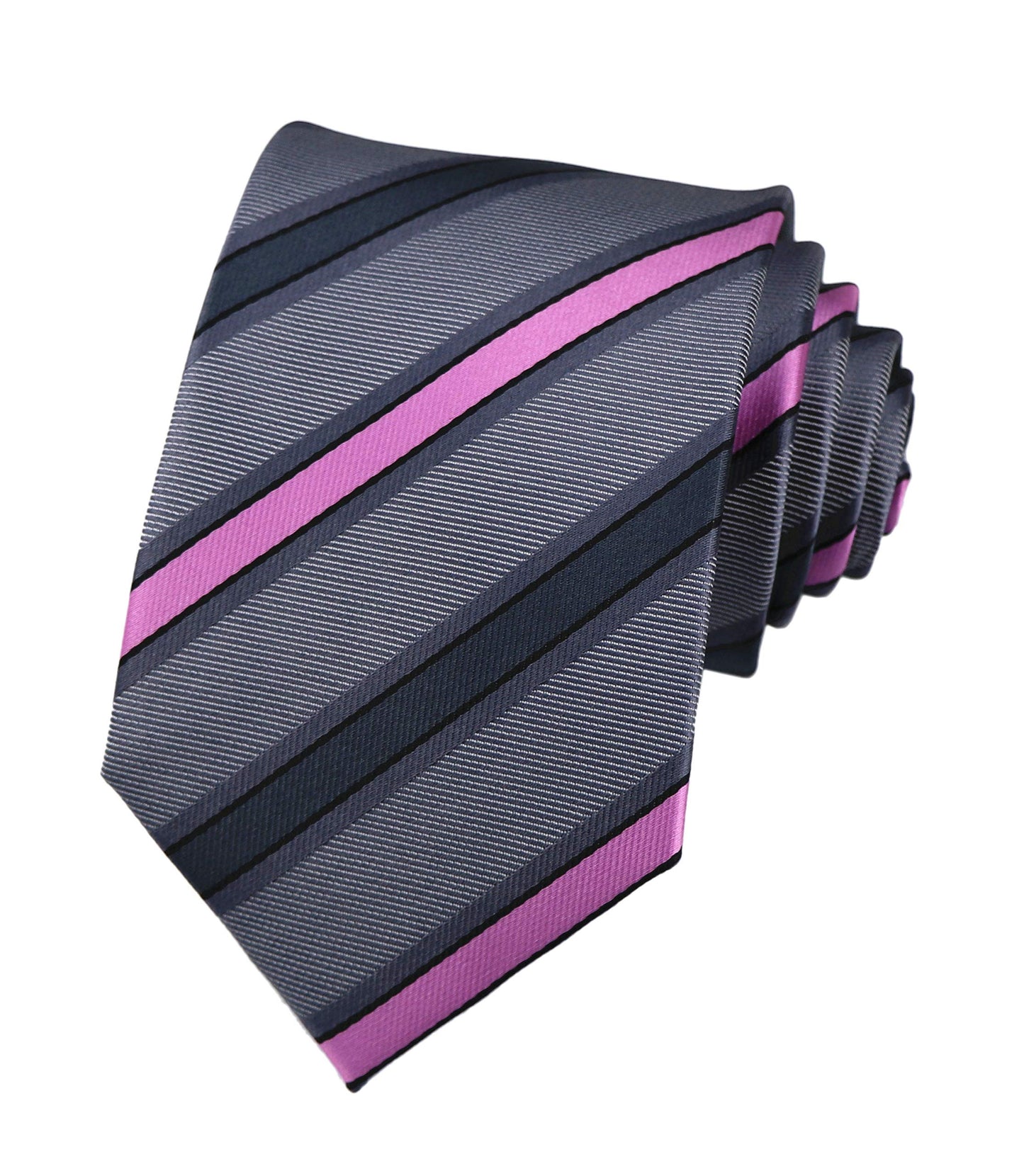 Kihatwin Men's Gingham Check Stripe Ties Pattern Business Formal Designer Neckties 3.15"