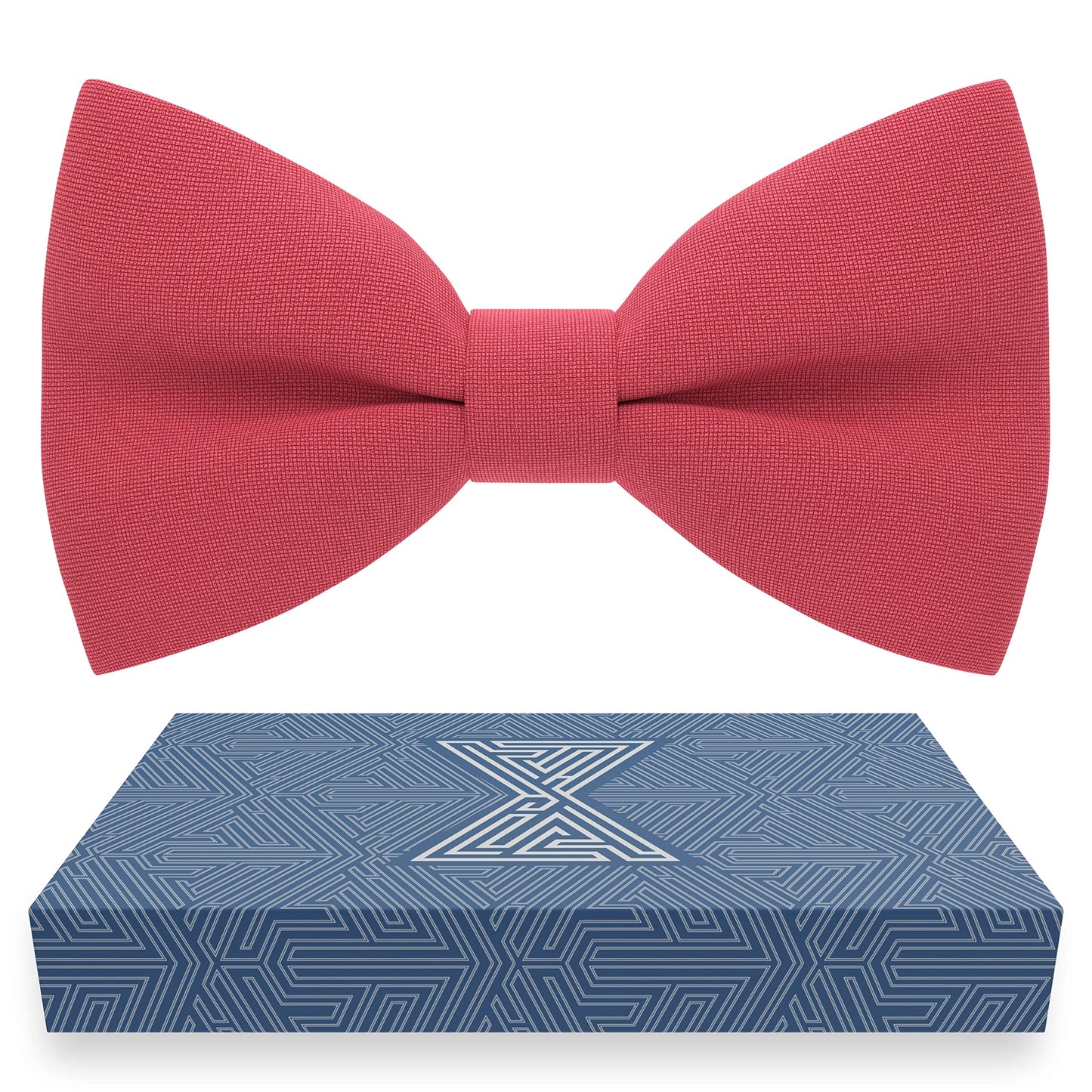 Bow Tie House Mens Bowties Pre-tied Shape Clip on Bowtie Solid Men Formal Wear for kids, baby boys, toddler any age bow ties