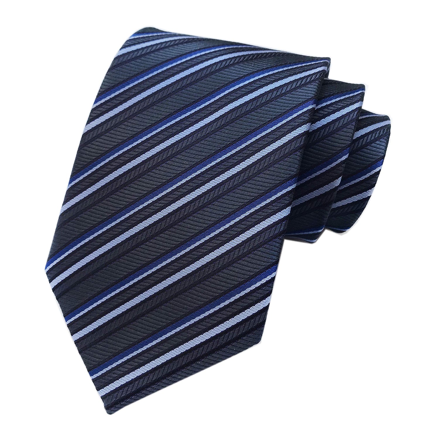 Kihatwin Men's Gingham Check Stripe Ties Pattern Business Formal Designer Neckties 3.15"