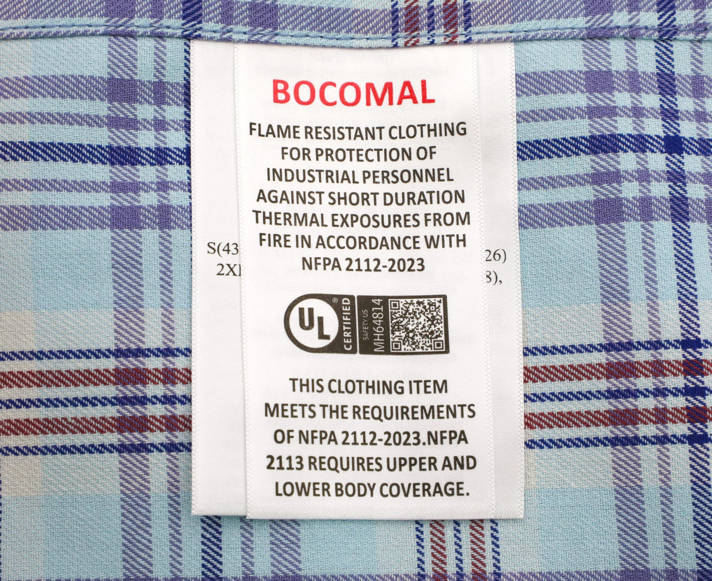 BOCOMAL FR Shirts for Men Flame Resistant Light Weight NFPA2112 Fire Retardant Welding Shirt Water & Oil Repellent Finish