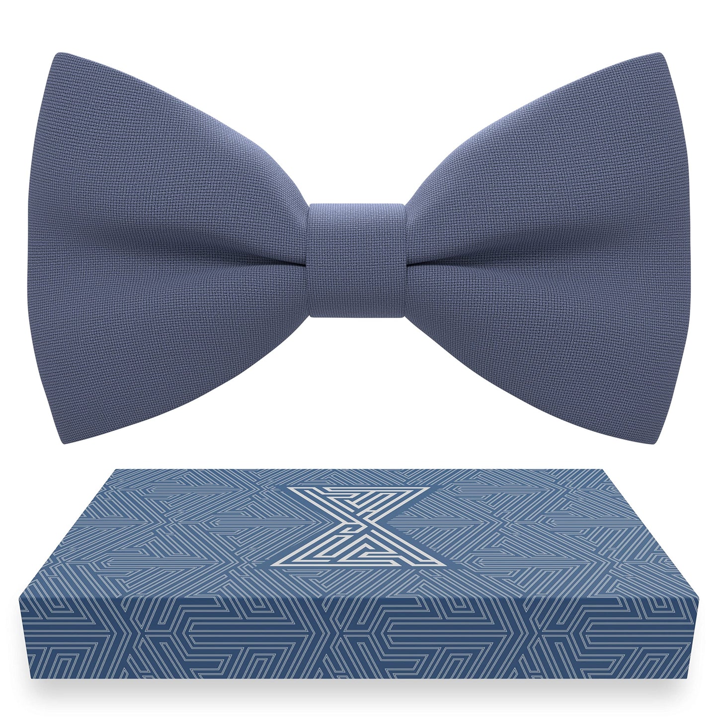 Bow Tie House Mens Bowties Pre-tied Shape Clip on Bowtie Solid Men Formal Wear for kids, baby boys, toddler any age bow ties