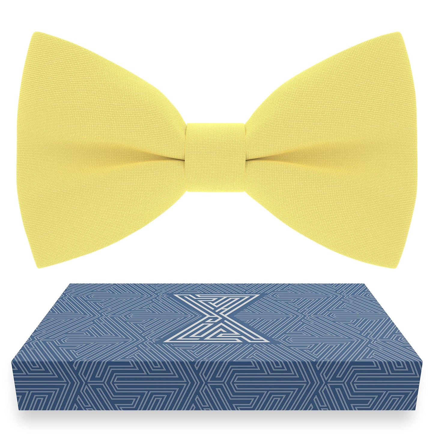 Bow Tie House Mens Bowties Pre-tied Shape Clip on Bowtie Solid Men Formal Wear for kids, baby boys, toddler any age bow ties