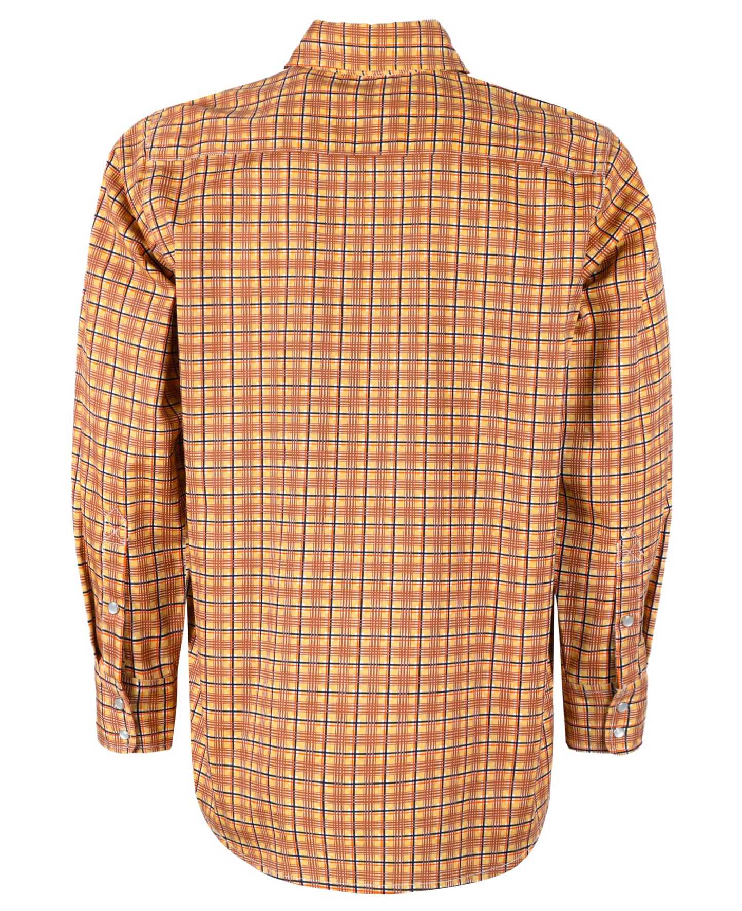 BOCOMAL FR Shirts Flame Resistant NFPA2112/CAT2 6.5oz Light Weight Printed Fire Retardant Plaid Shirt