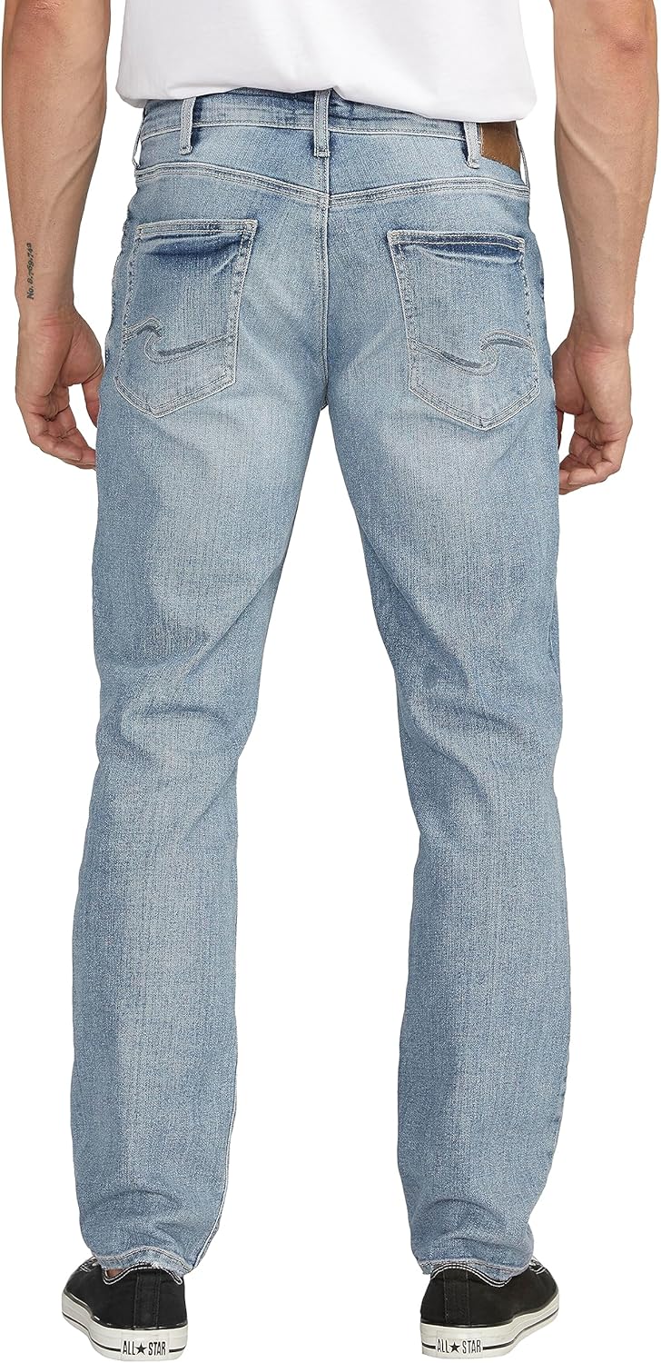 Silver Jeans Co. Men's Eddie Athletic Fit Tapered Leg Jeans