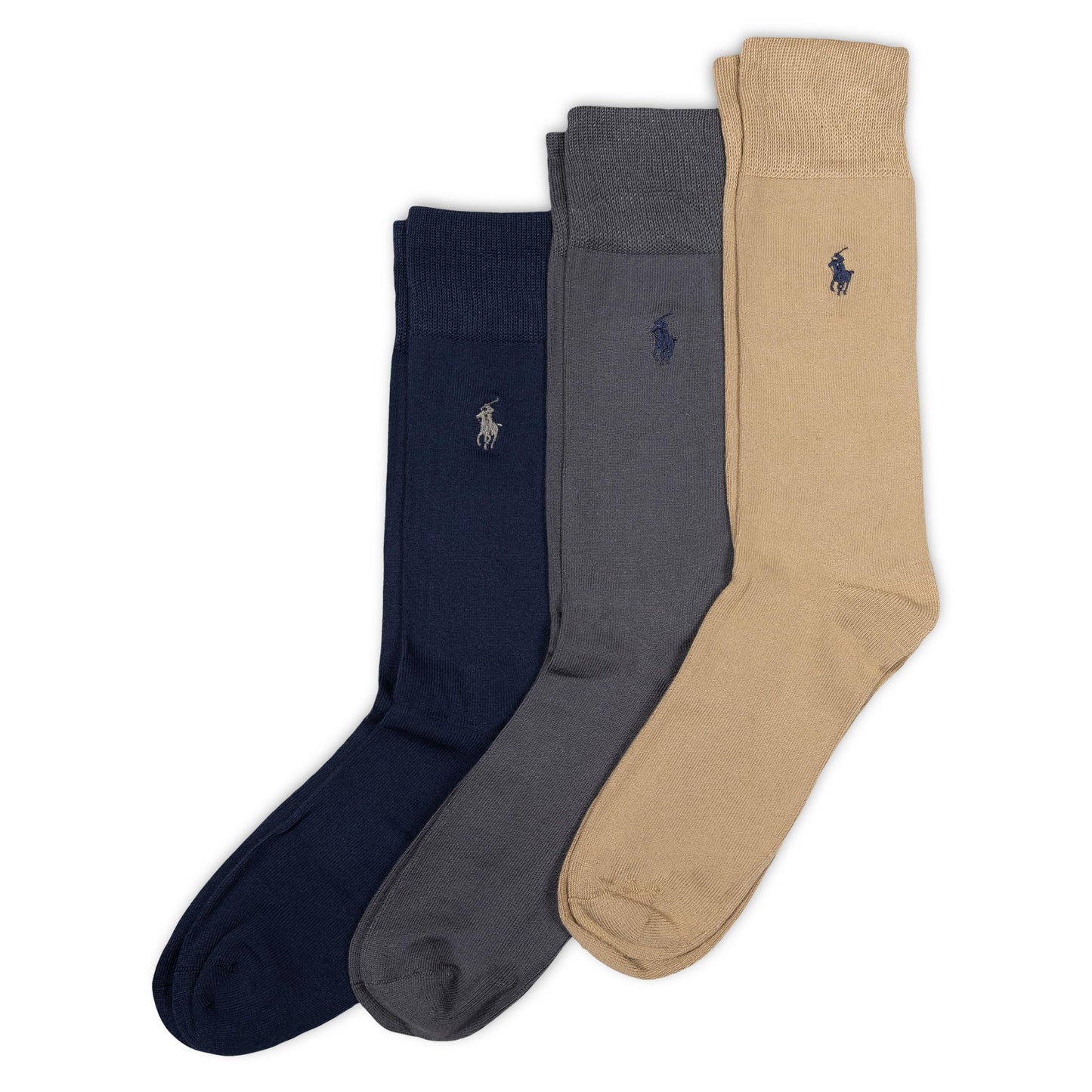 Polo Ralph Lauren Men's Supersoft Flat Crew Socks (3 Pairs)