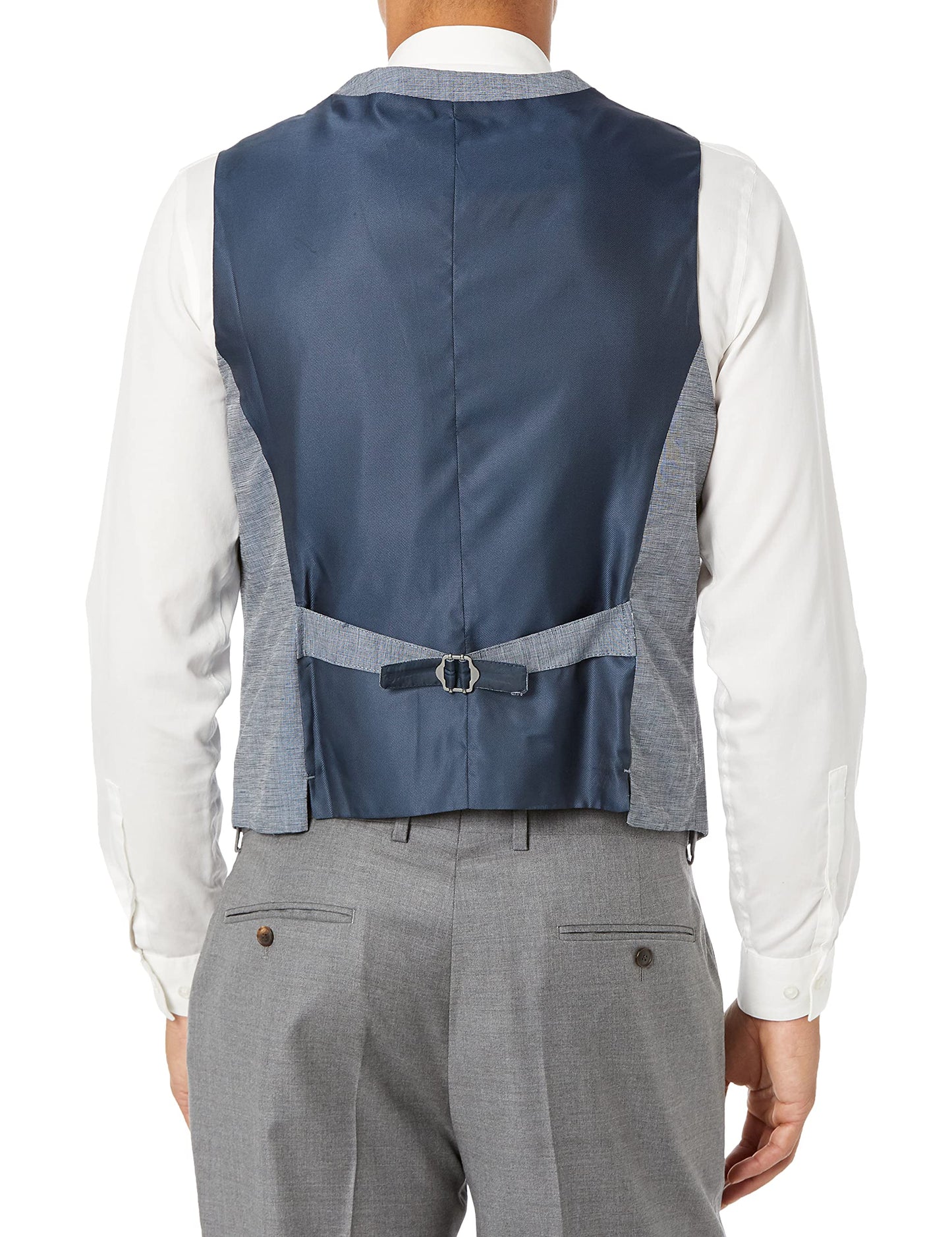 Perry Ellis Men's Linen Suit Vest