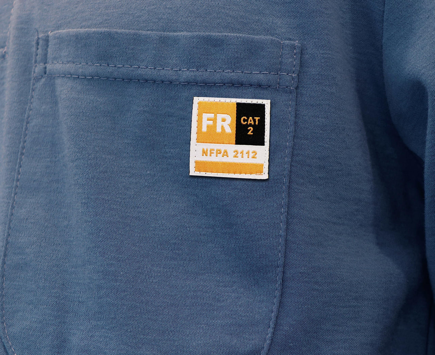 FR Shirts for Men Flame Resistant/Fire Retardant CAT2 7oz Cotton Two Tone & Henley Shirt