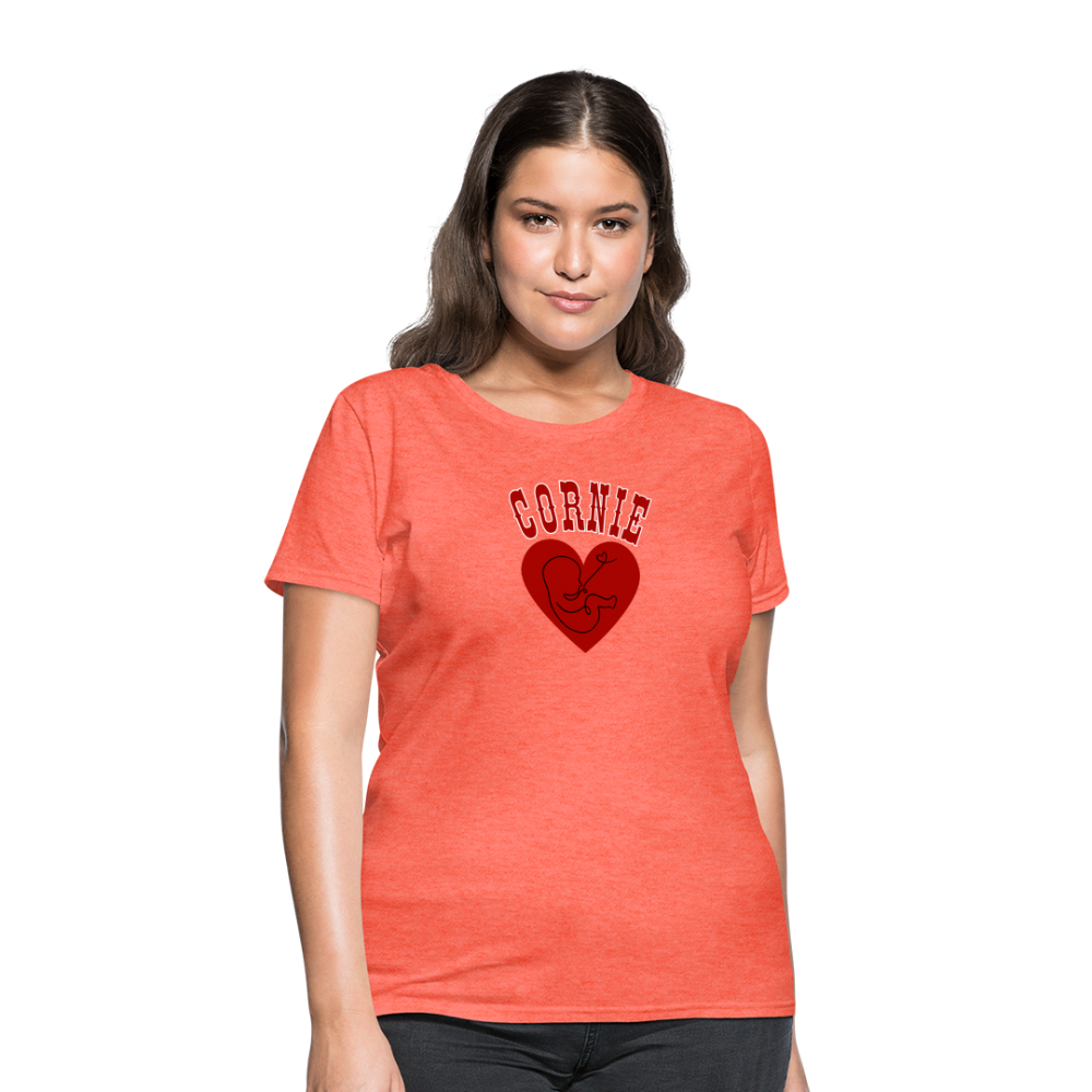 Cornie Baby Women's T-Shirt - heather coral